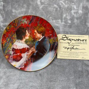 Rendezvous Rob Sauber Signature Collection How Do I Love Thee Collector Plate
